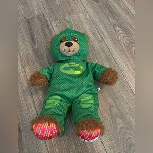 Build A Bear Brown Happy Birthday Bear Pj Masks Outfit  Green Gecko